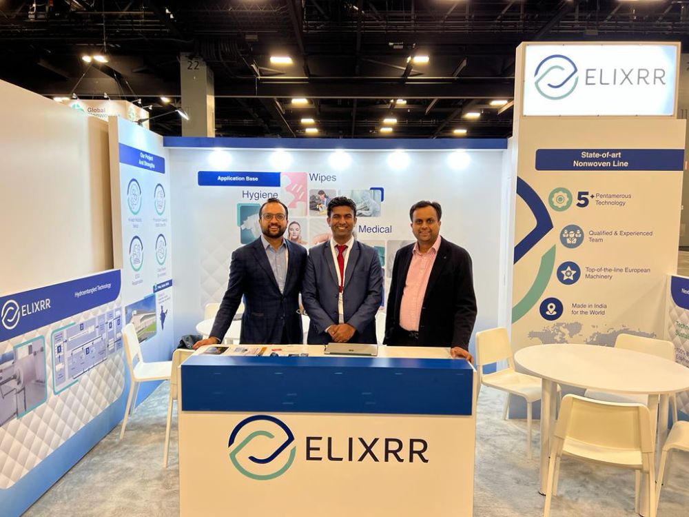 Elixrr Showcased Future-Forward Nonwoven Innovations at IDEA, Miami, USA!